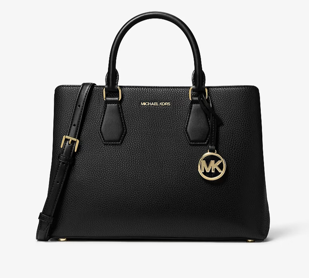 MICHAEL Michael Kors Camille Satchel medium Black Bag B000570